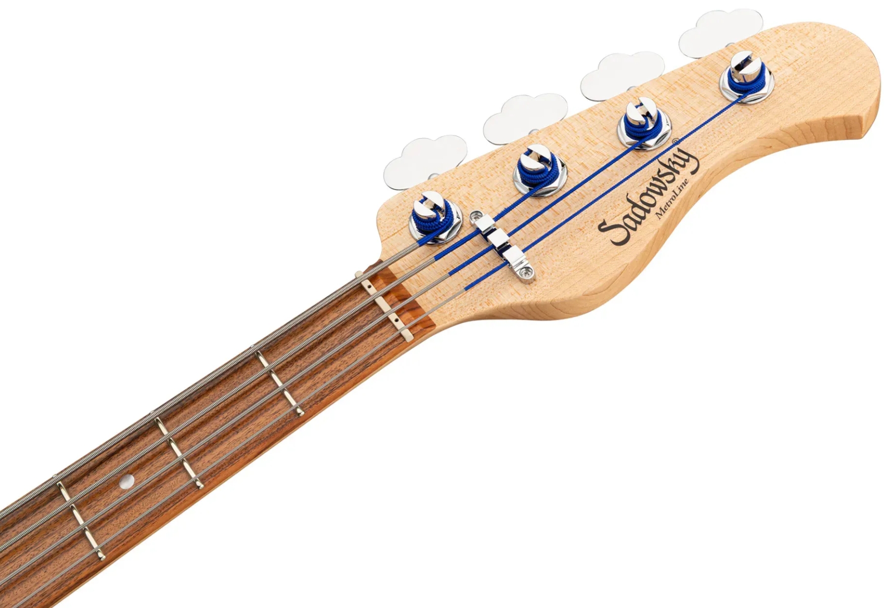 Sadowsky Will Lee 22-fret Alder 4c Metroline Signature All Active Mn - Natural Transparent Gloss - Solid body electric bass - Variation 4
