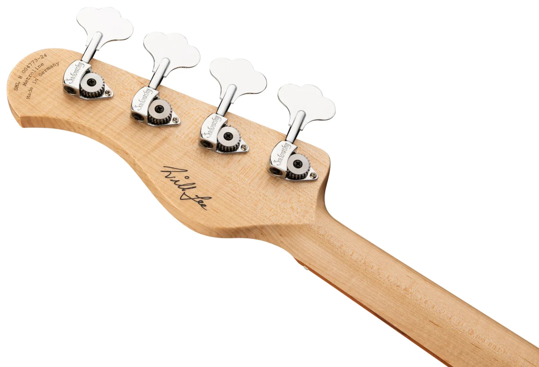 Sadowsky Will Lee 22-fret Alder 4c Metroline Signature All Active Mn - Natural Transparent Gloss - Solid body electric bass - Variation 5