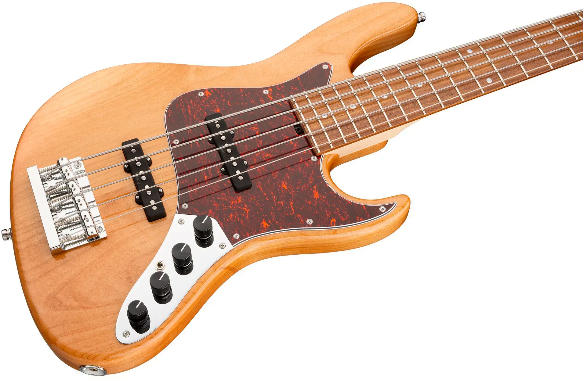 Sadowsky Will Lee 22-fret Alder 5c Metroline Signature All Active Mor - Natural Transparent - Solid body electric bass - Variation 2