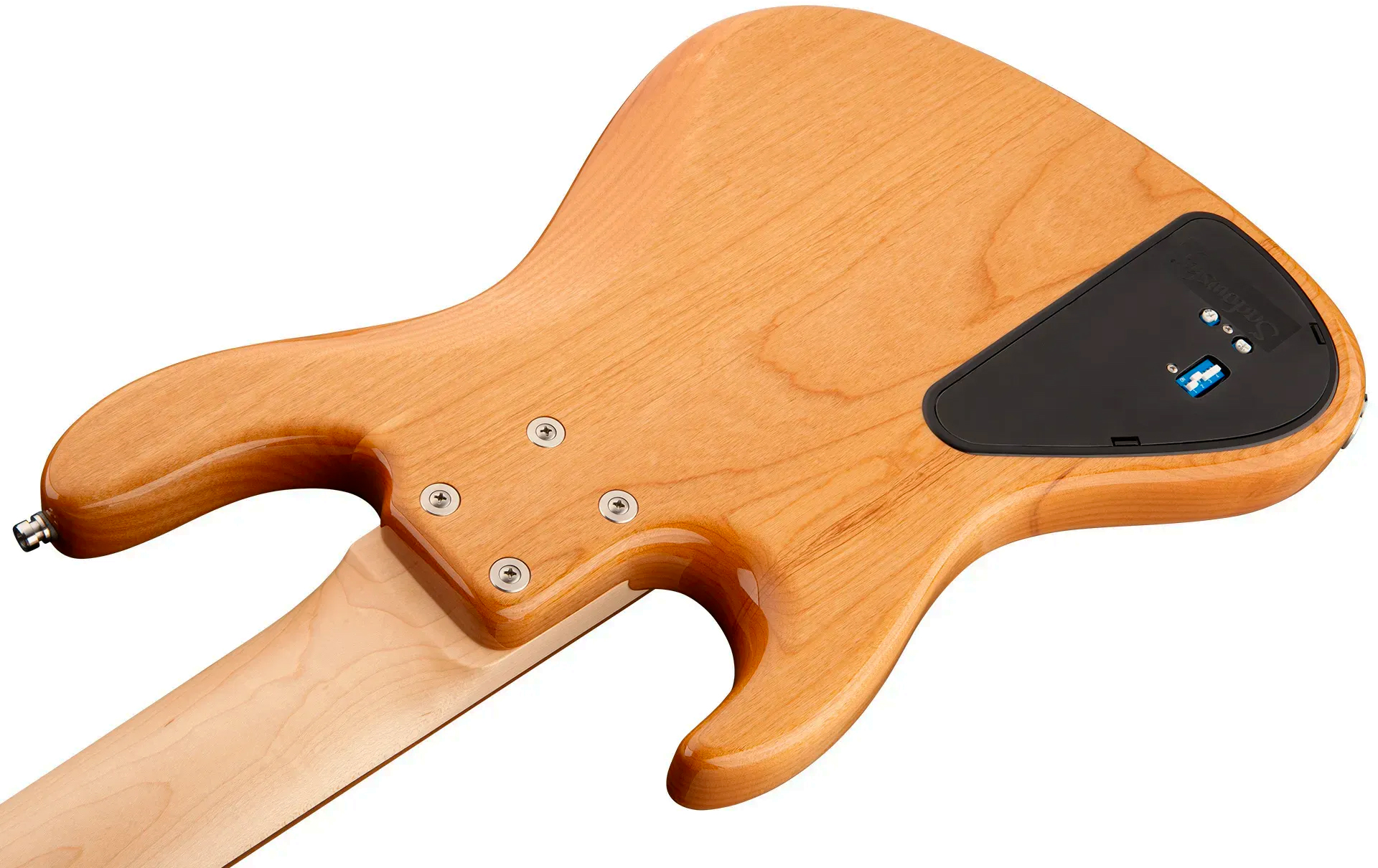 Sadowsky Will Lee 22-fret Alder 5c Metroline Signature All Active Mor - Natural Transparent - Solid body electric bass - Variation 3