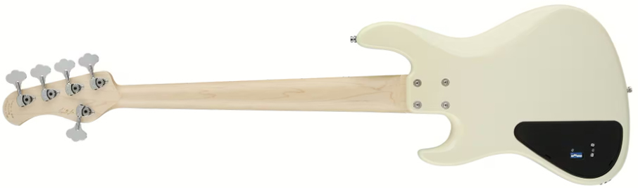 Sadowsky Will Lee 22-fret Ash 5c Metroline Signature All Active Mn - Solid Olympic White - Solid body electric bass - Variation 1