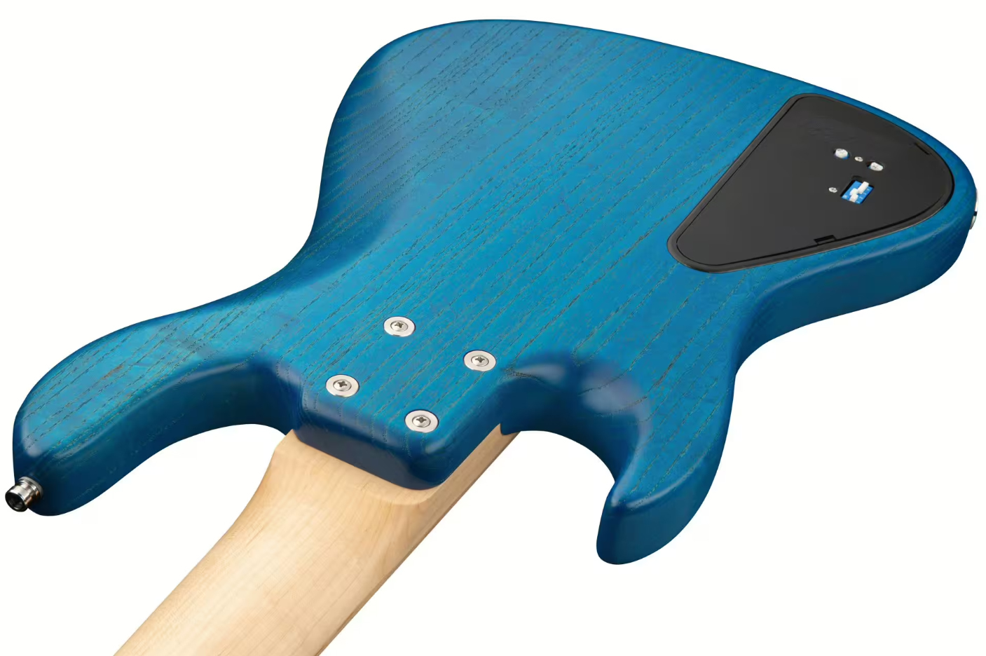 Sadowsky Will Lee 22-fret Ash 5c Metroline Signature All Active Mn - Ocean Blue Transparent Satin - Solid body electric bass - Variation 3