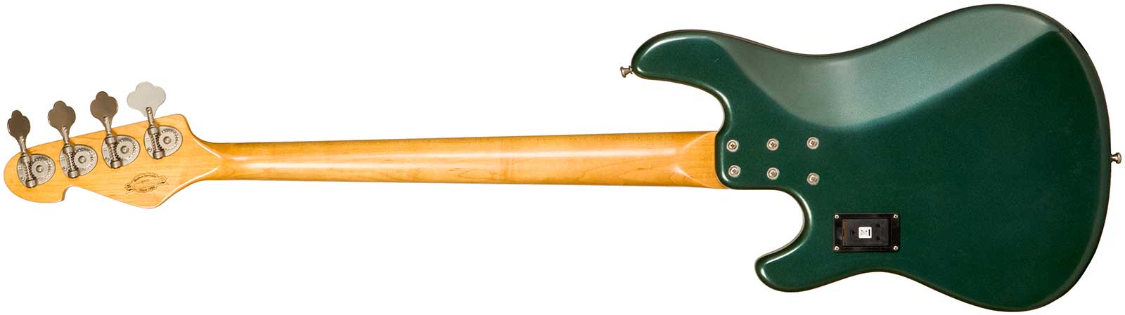 Sandberg California Ii Vs4 35th Anniversary Active Mn - Soft Aged British Racing Green - Solid body electric bass - Variation 1