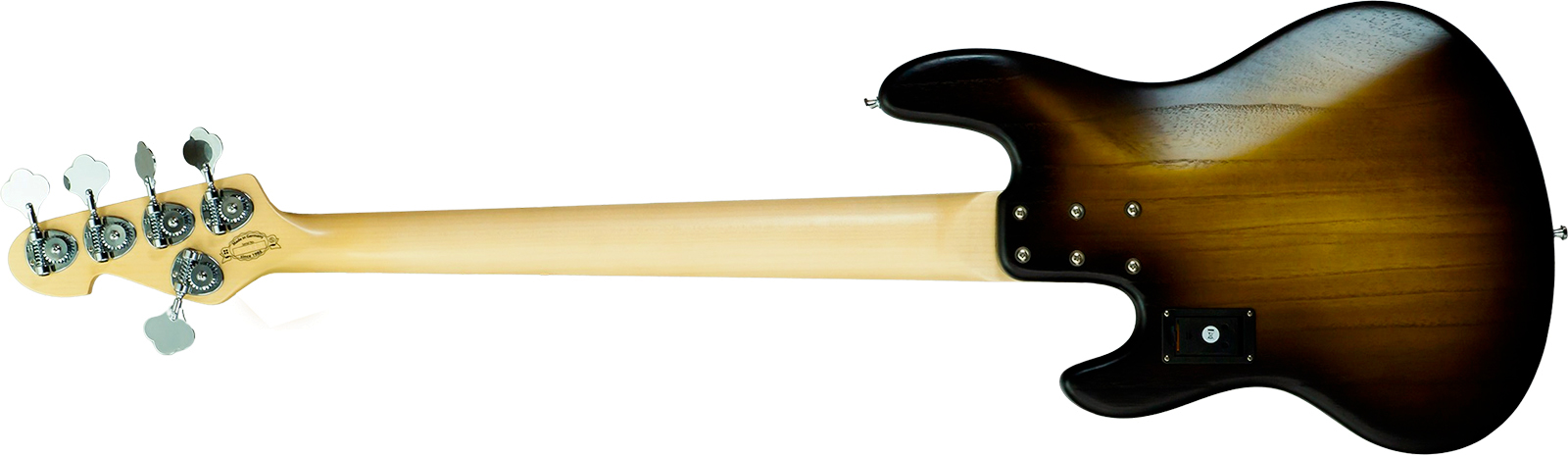 Sandberg California Tm Sl Superlight 5c All Active Mn #50318 - Matt Tobacco Sunburst - Solid body electric bass - Variation 7