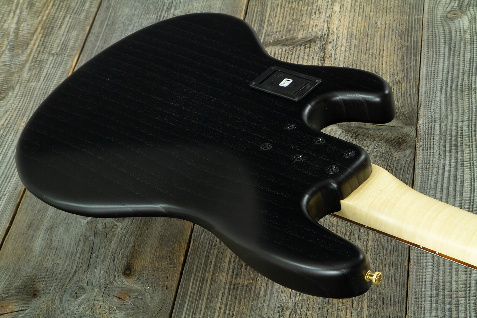 Sandberg California Tm4 Sl Superlight Gh 4c All Active Pf - Highgloss Black W. Matched Headstock - Solid body electric bass - Variation 8