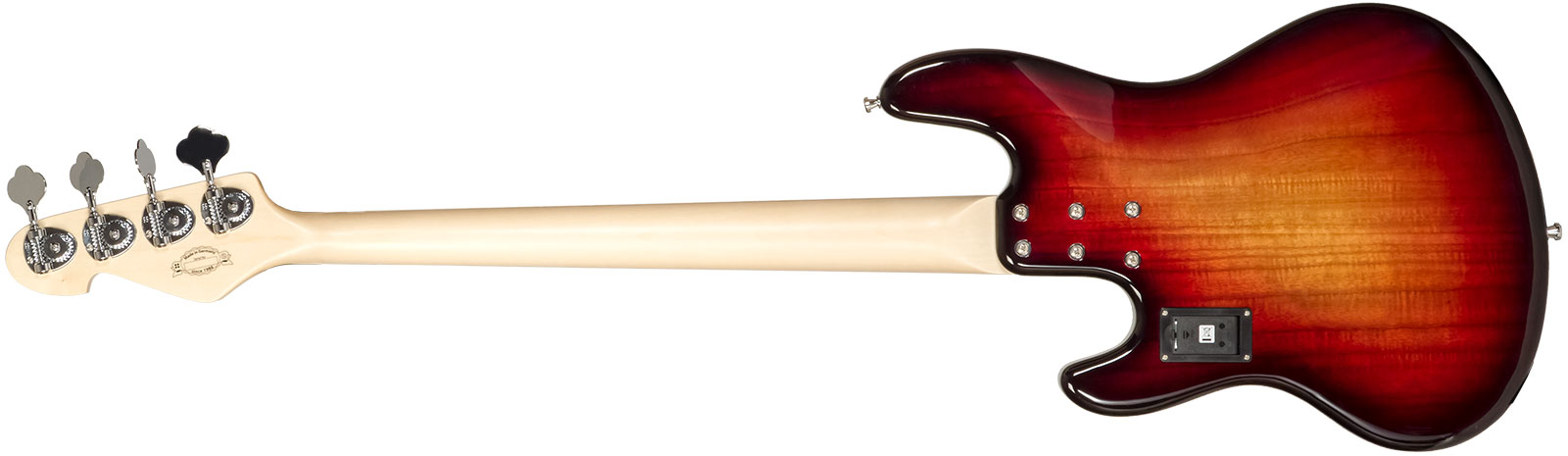 Sandberg California Tm4 Sl Superlight Ltd Active Pf - Ultra Soft Aged 3-tone Sunburst Gloss - Solid body electric bass - Variation 1