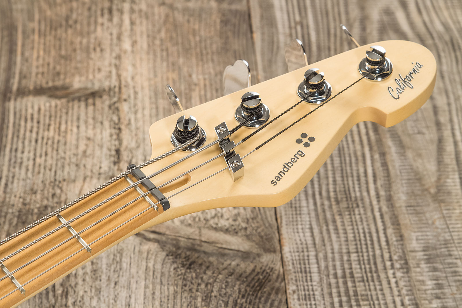 Sandberg California Tm4 Super Light Black Dots 4c All Active Mn - Matt Black - Solid body electric bass - Variation 7