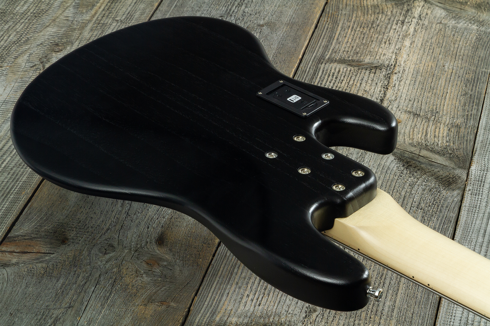 Sandberg California Tm5 Sl Superlight Black Dots Black Pckd 5c All Active Mn - Black Matt - Solid body electric bass - Variation 8