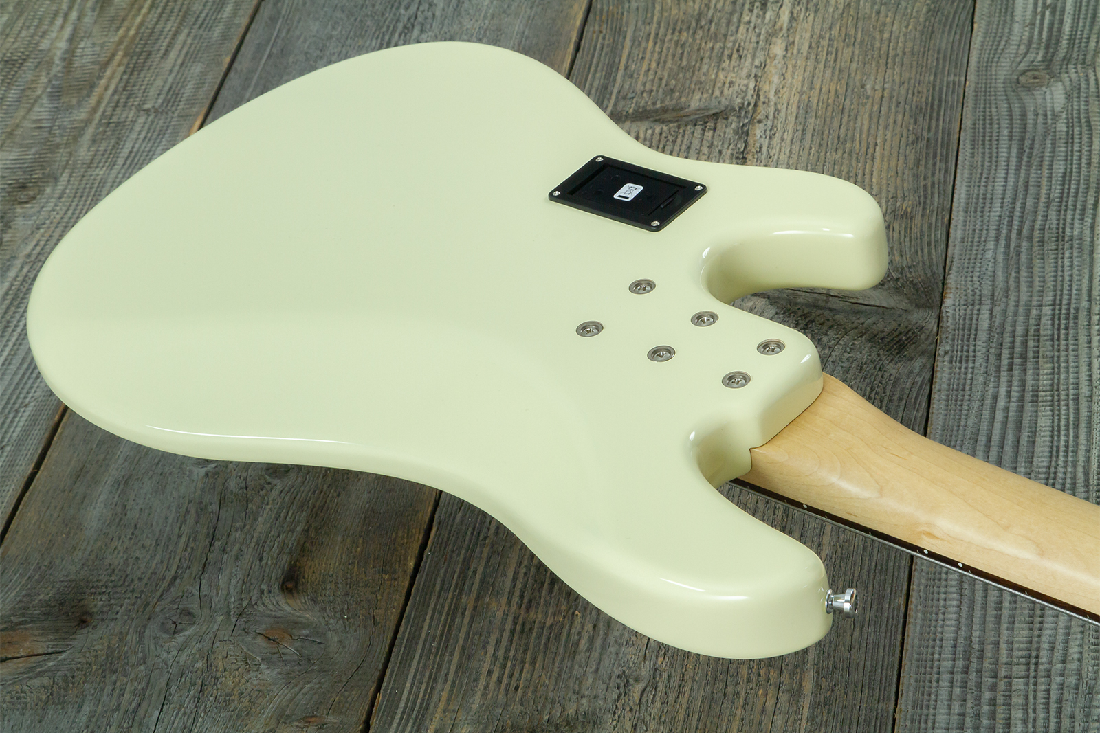 Sandberg California Vm4 Abalone Dots All 4c Active Rw - Highgloss Creme - Solid body electric bass - Variation 15