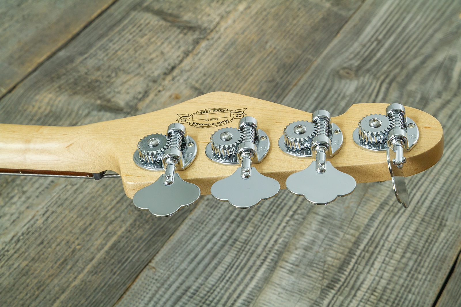 Sandberg California Vm4 Abalone Dots All 4c Active Rw - Highgloss Creme - Solid body electric bass - Variation 18