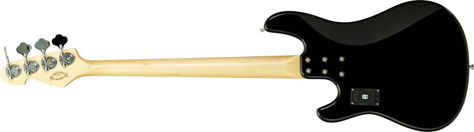 Sandberg California Vm4 Abalone Dots All 4c Active Rw - Highgloss Black - Solid body electric bass - Variation 4