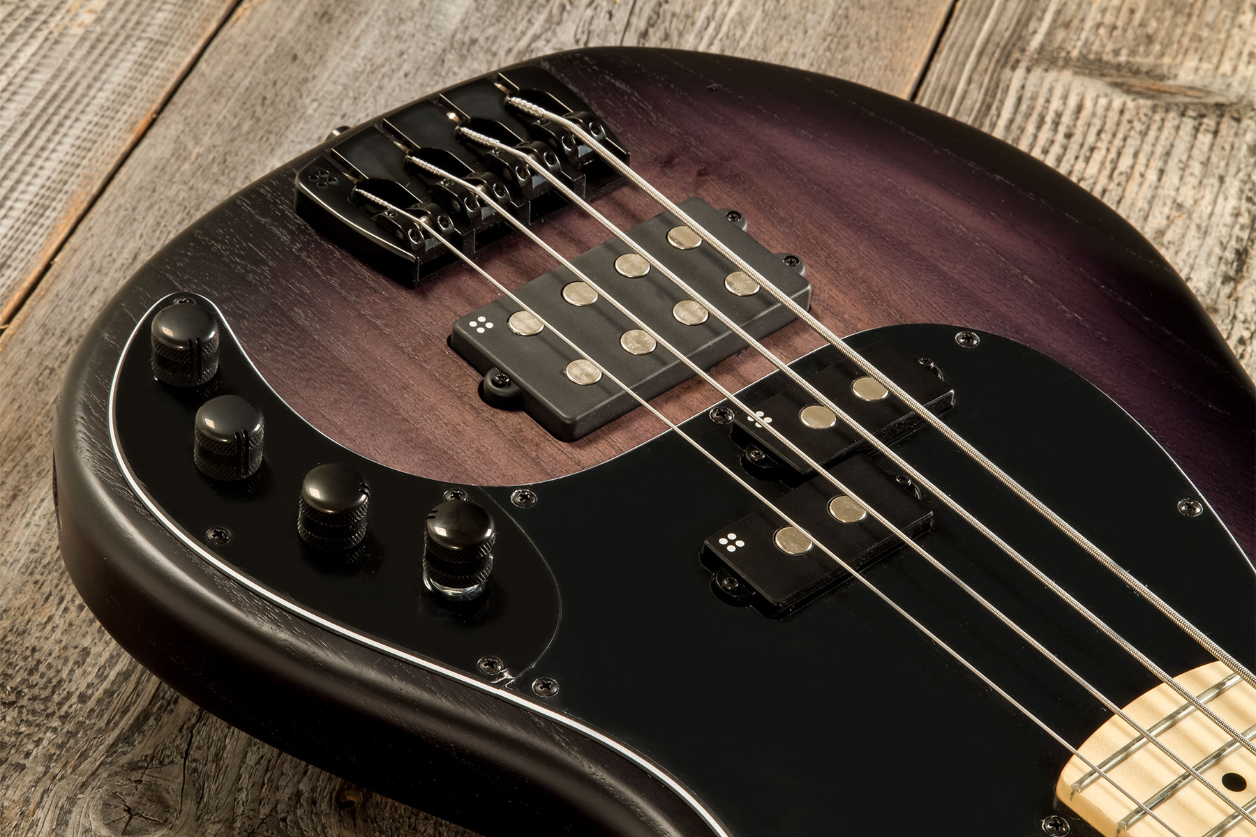 Sandberg California Vm4 Sl Superlight Ltd All Active Mn #47154 - Blackburst Matt - Solid body electric bass - Variation 3