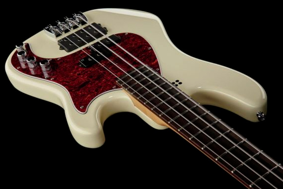 Sandberg California Vm4 White Dots All 4c Active Rw - Highgloss Creme - Solid body electric bass - Variation 4