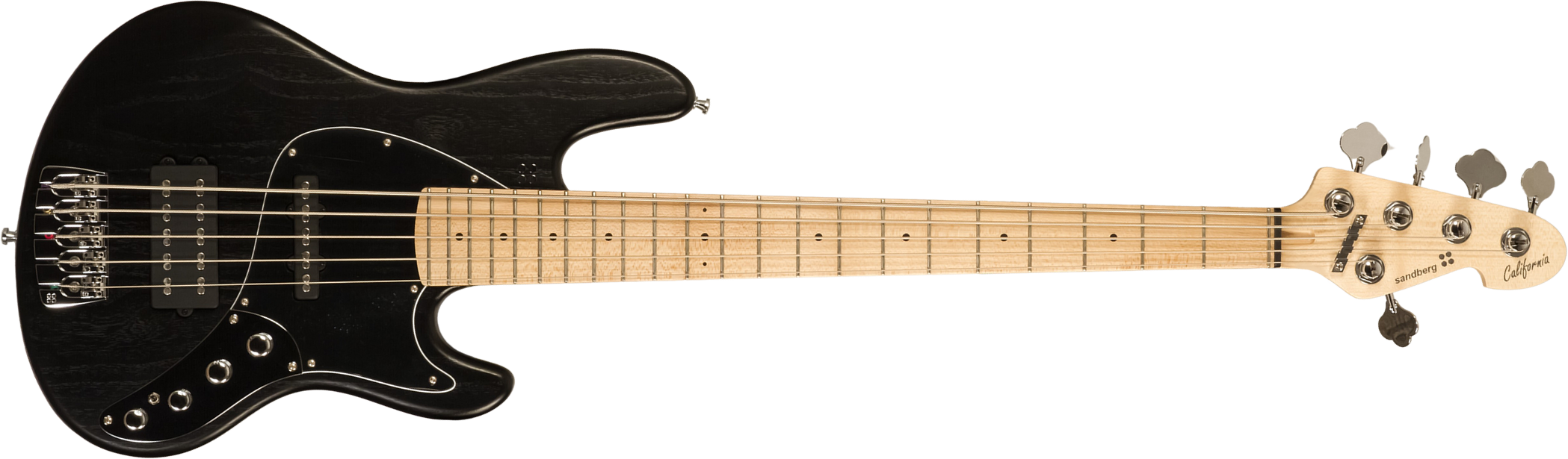 Sandberg California Tm5 Sl Superlight Black Dots 5c All Active Mn - Black - Solid body electric bass - Main picture
