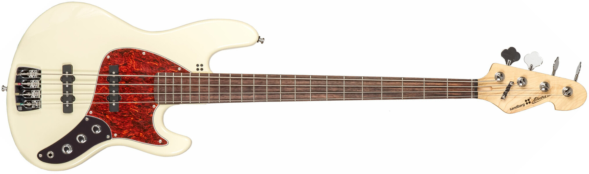 Sandberg Electra Bass Tt 4 Active Rw - Creme - Solid body electric bass - Main picture