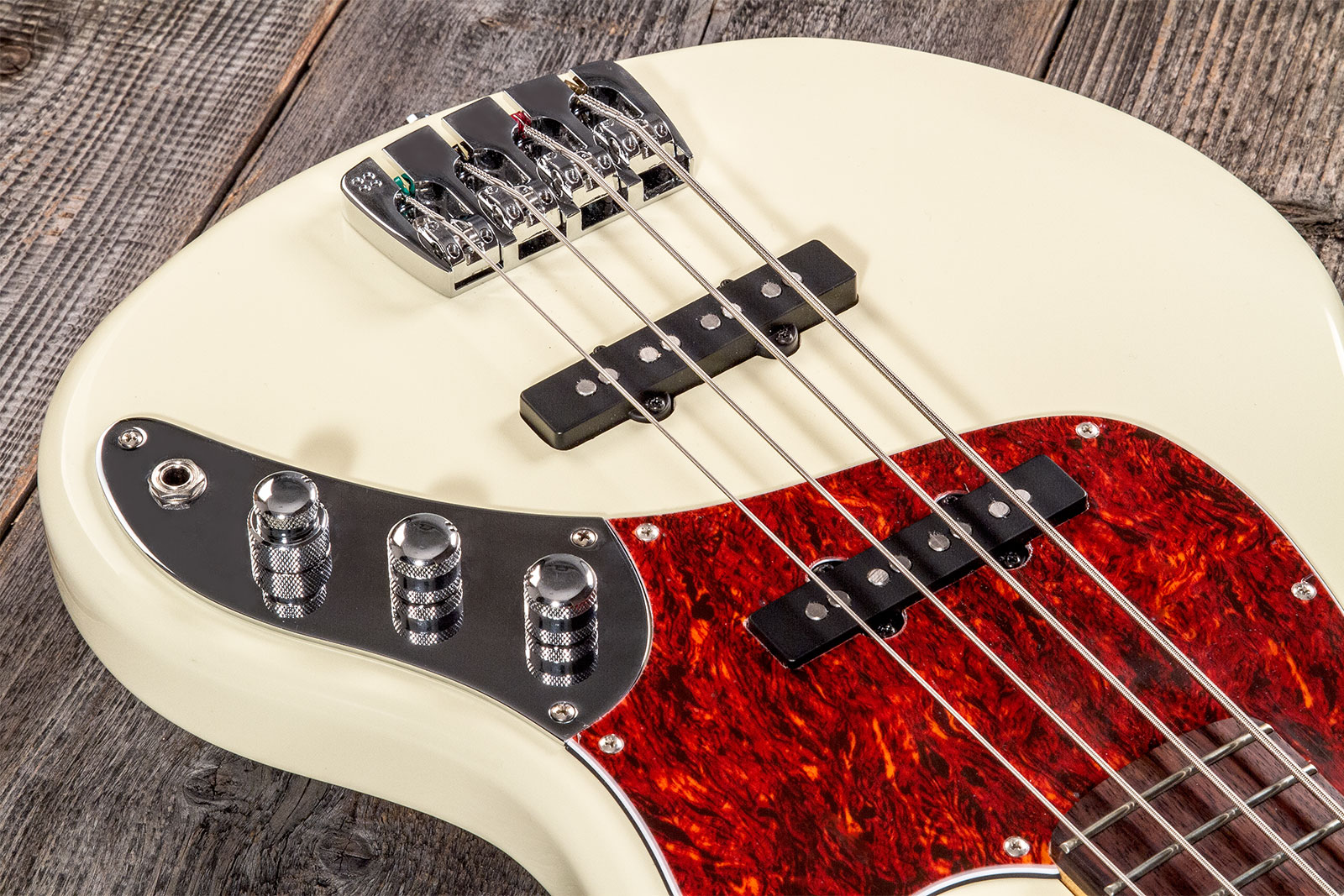 Sandberg Electra Bass Tt 4 Active Rw - Creme - Solid body electric bass - Variation 3