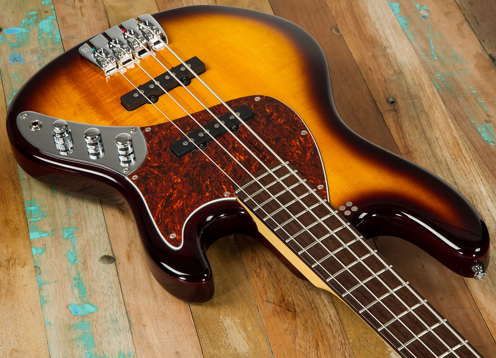 Sandberg Electra Bass Tt 4 Active Rw - Tobacco Sunburst - Solid body electric bass - Variation 2