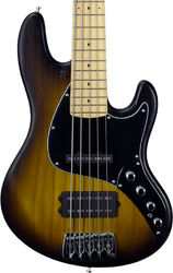 Solid body electric bass Sandberg                       California TM SL Superlight #50318 (5-String) - Matt Tobacco Sunburst