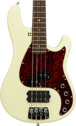 Solid body electric bass Sandberg                       California VM 4-String (Abalone Dots, RW) - Highgloss Creme