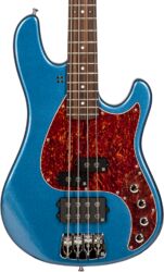 Solid body electric bass Sandberg                       California VM4 (RW, White Dots) - Lake placid blue