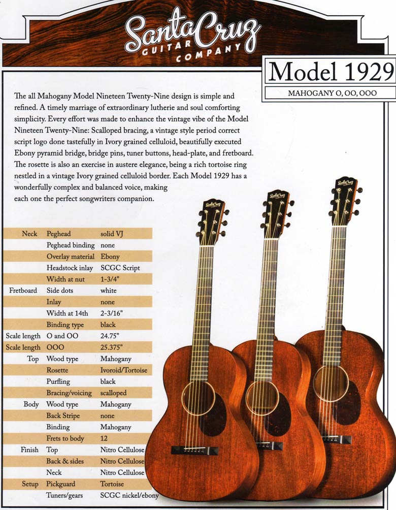 Santa Cruz 000 1929 Natural - Acoustic guitar & electro - Variation 4