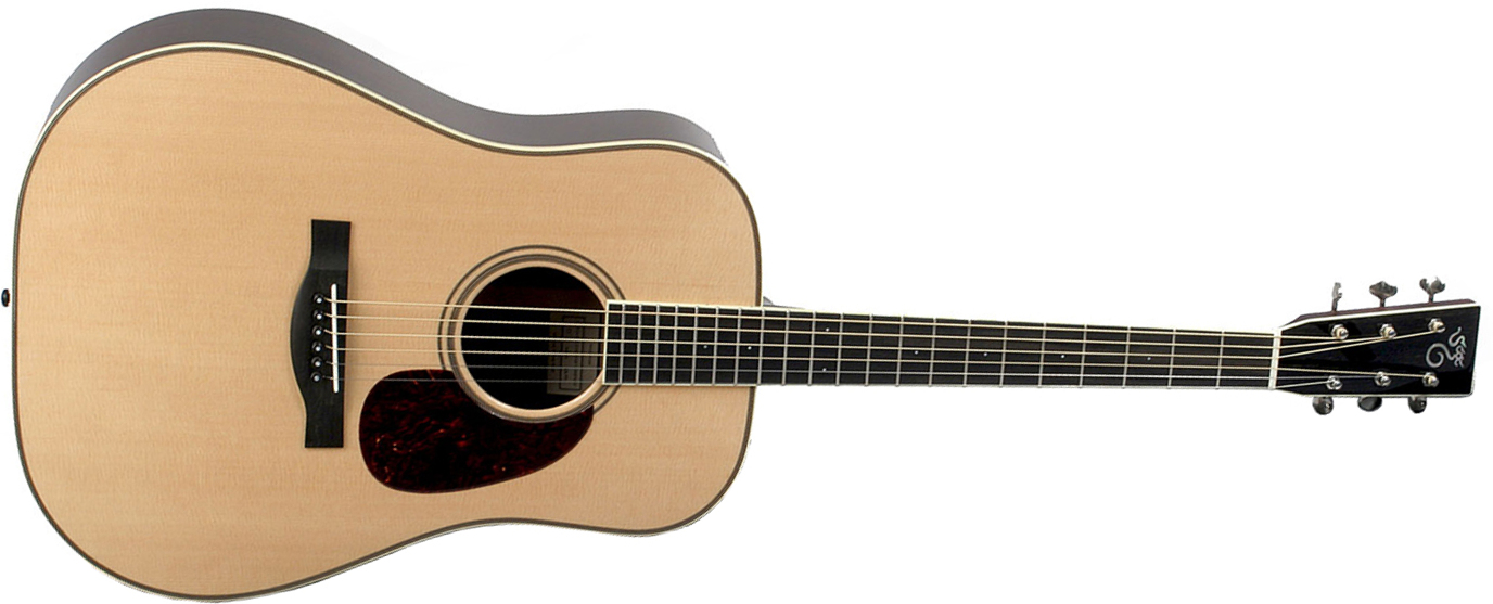 Santa Cruz D Model Dreadnought Epicea Palissandre - Natural - Acoustic guitar & electro - Main picture