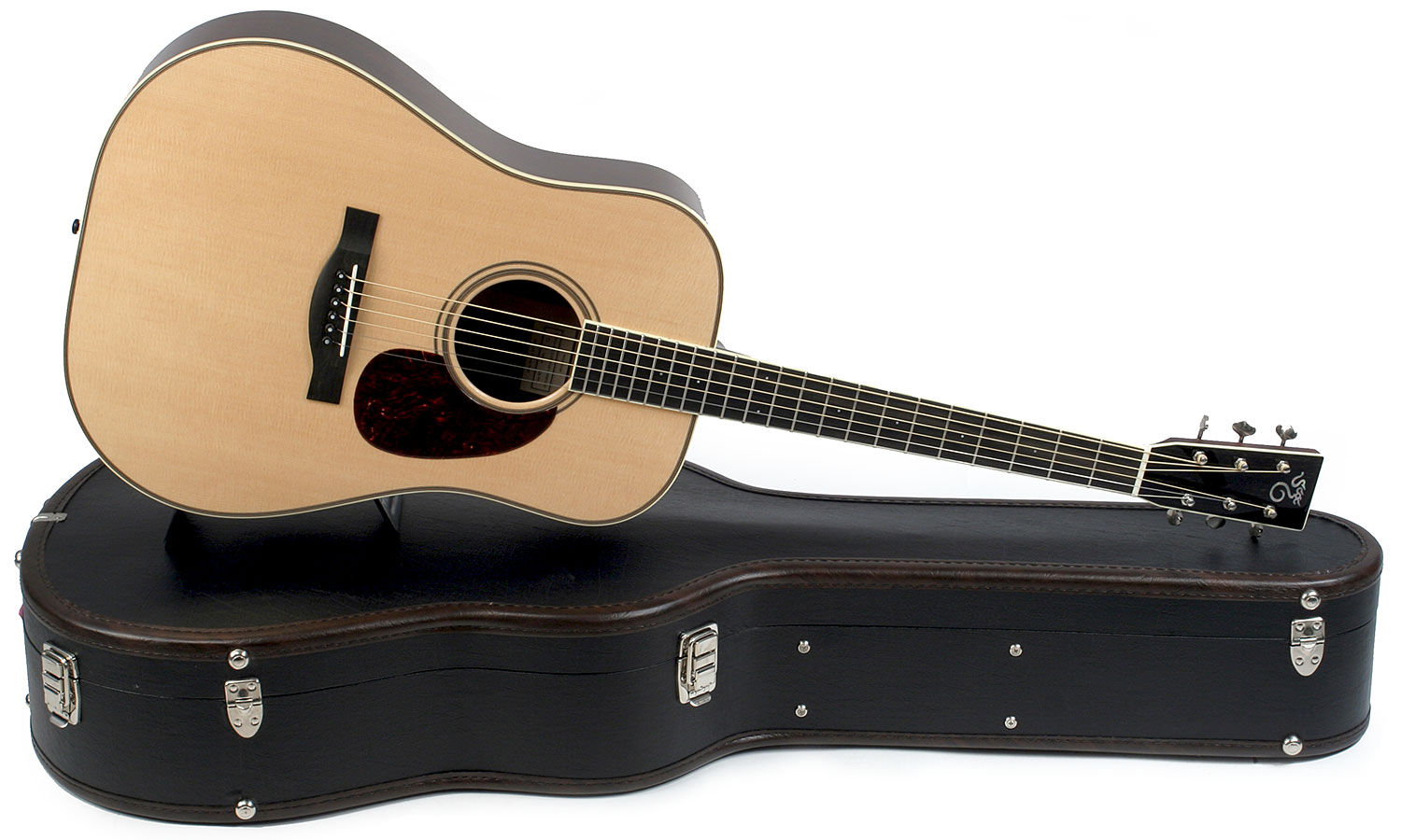 Santa Cruz D Model Dreadnought Epicea Palissandre - Natural - Acoustic guitar & electro - Variation 1