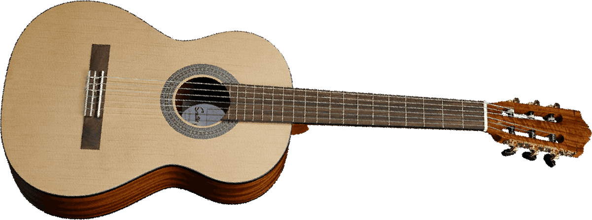 Santos Y Mayor Gsm 7 4/4 - Natural - Classical guitar 4/4 size - Main picture