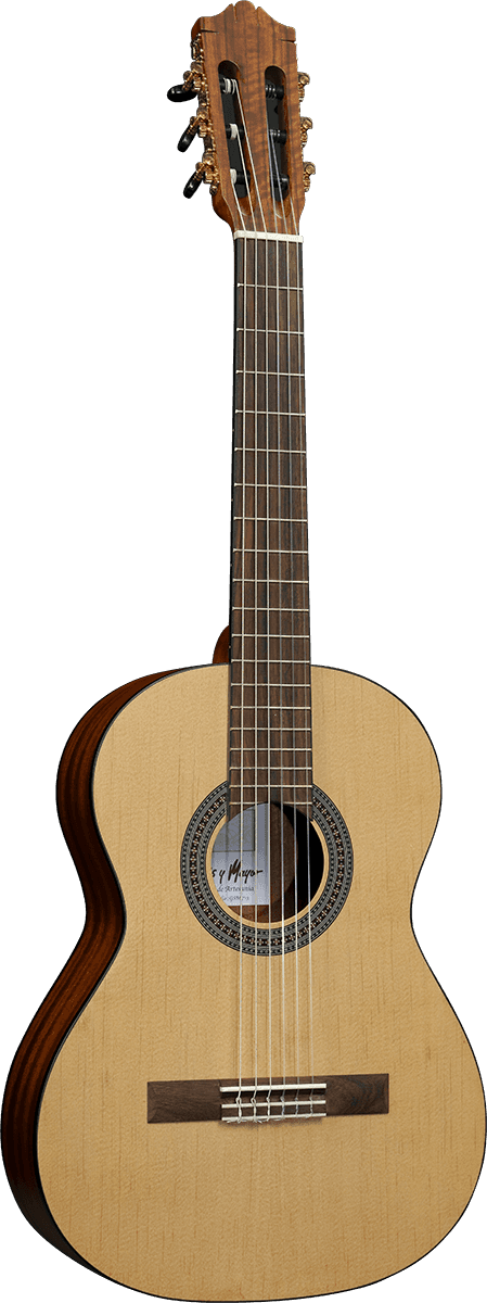 Santos Y Mayor Gsm 7 4/4 - Natural - Classical guitar 4/4 size - Variation 1