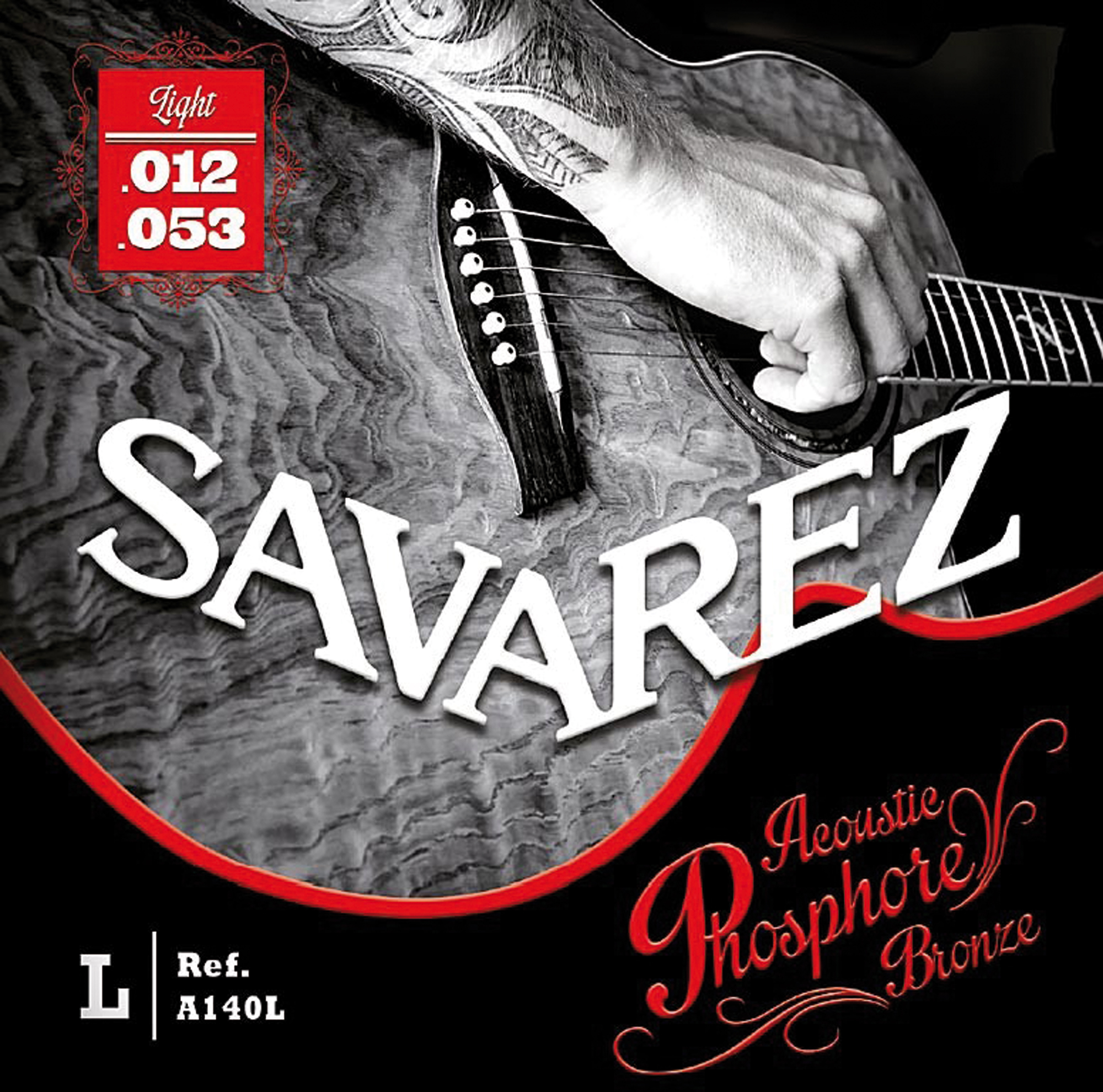 Savarez A140l Phosphore Bronze 12-16-24-32-42-50 - Acoustic guitar strings - Main picture