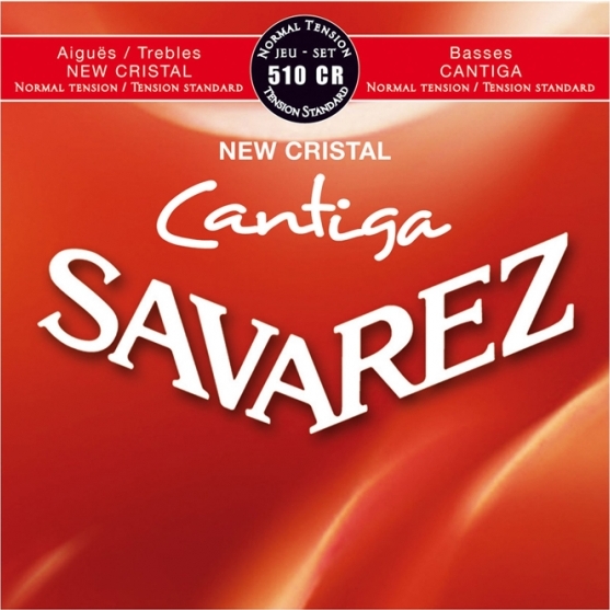 Savarez Jeu De 6 Cordes Acoustic / Classique (6) 510cr Cantiga New Cristal Tension Normale - Nylon guitar strings - Main picture