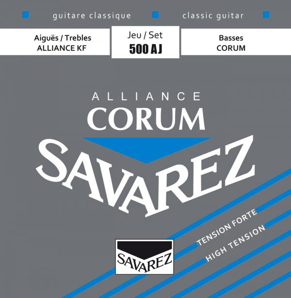 Savarez Jeu De 6 Cordes Guit. Classique Corum Alliance Tension Forte 500aj - Nylon guitar strings - Main picture