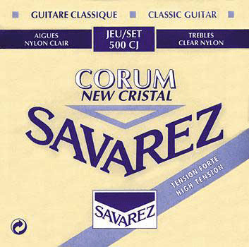 Savarez Jeu De 6 Cordes New Cristal Corum High Tension 500cj - Nylon guitar strings - Main picture