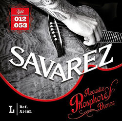 Acoustic guitar strings Savarez A140L Phosphore Bronze 12-16-24-32-42-50 - Set of strings