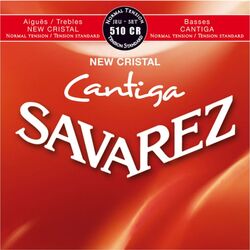 Nylon guitar strings Savarez Acoustic (6) 510CR Cantiga New Cristal - Set of strings