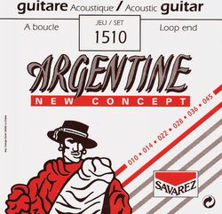 Acoustic guitar strings Savarez Argentine 1510 Red XL 10-45 - Set of strings