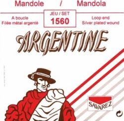 Mandoline strings Savarez Mandole 8C Argentine à boucle - Set of strings