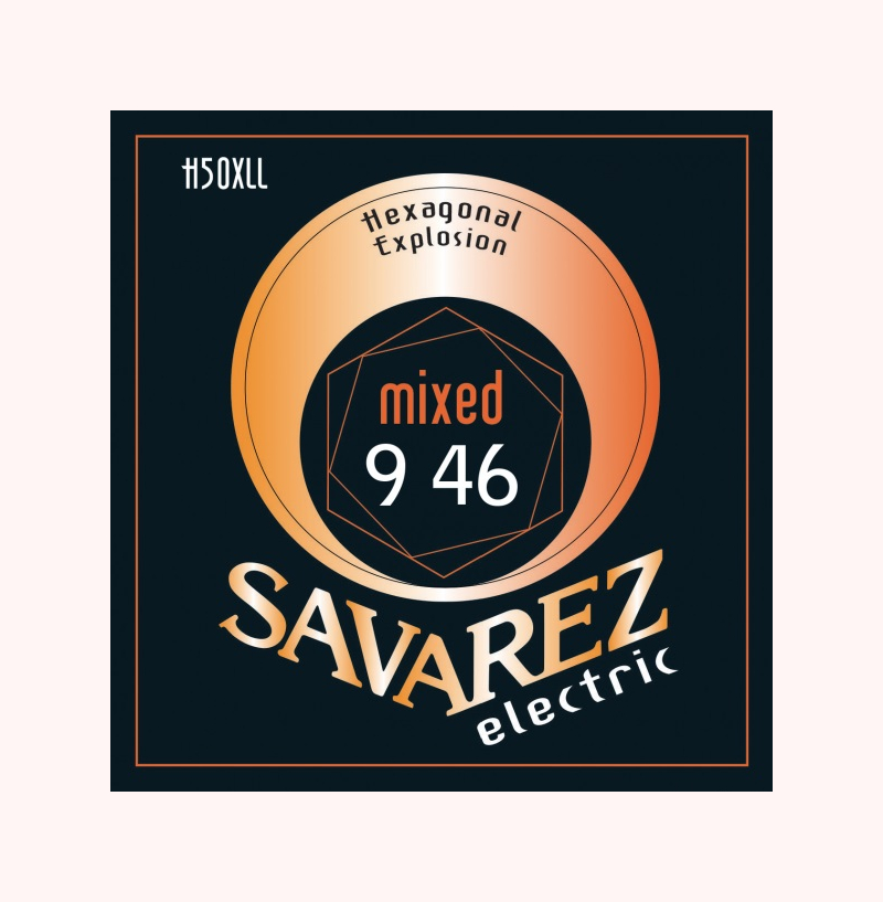 Savarez Jeu De 6 Cordes H50xl Hexagonal Explosion 09-46 - Electric guitar strings - Variation 1
