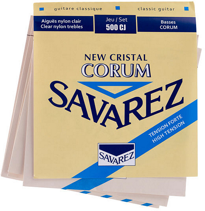 Savarez Jeu De 6 Cordes New Cristal Corum High Tension 500cj - Nylon guitar strings - Variation 1