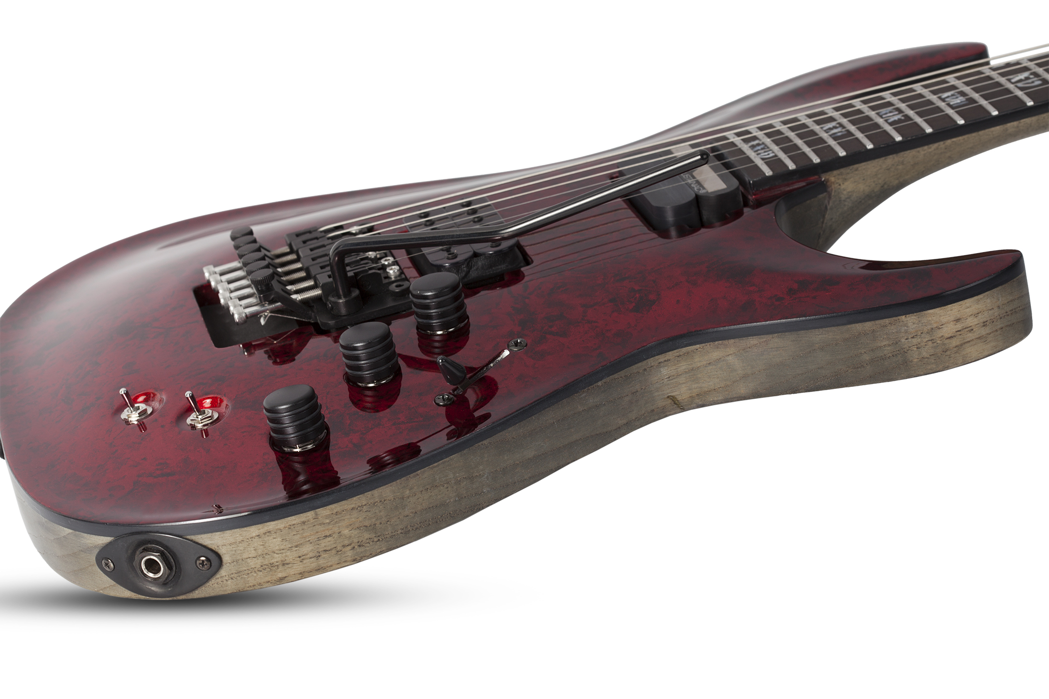 Schecter Apocalypse C-1 Fr S 2h Sustainiac - Red Reign - Double cut electric guitar - Variation 1