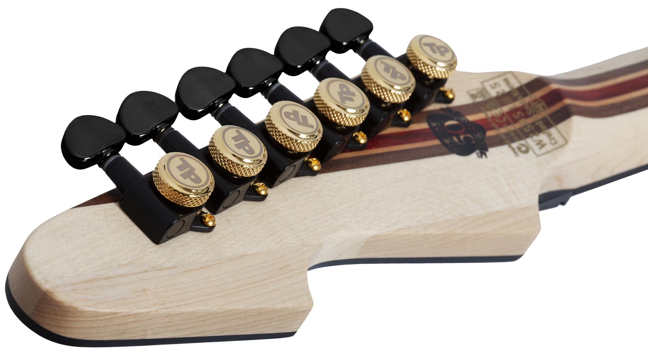 Schecter Avenger Fr-s 50th Ann. 2h Sustainiac Fr Eb - 50th Gold Burst - Metal electric guitar - Variation 8