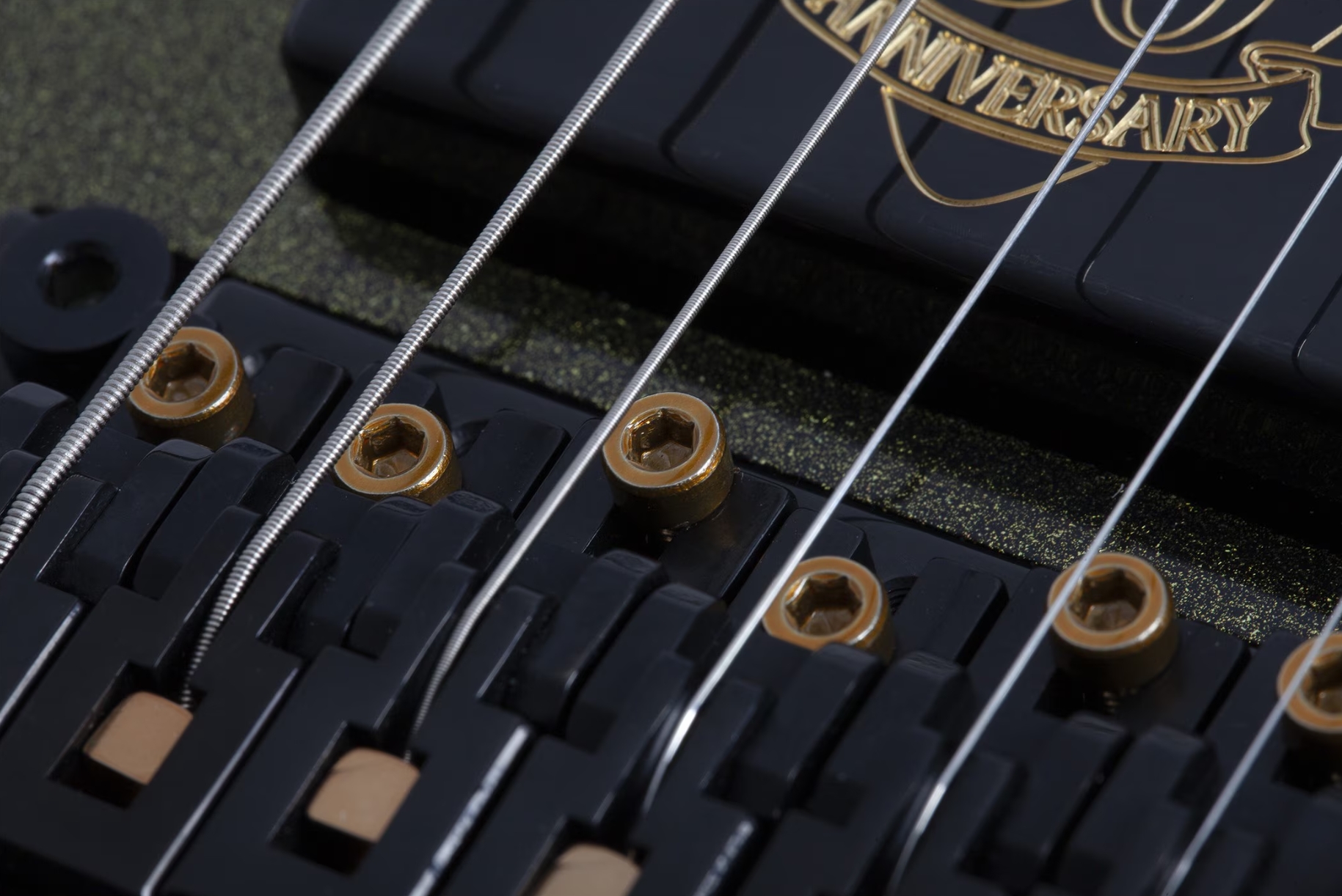 Schecter Avenger Fr-s 50th Ann. Lh Gaucher 2h Sustainiac Fr Eb - 50th Gold Burst - Metal electric guitar - Variation 6