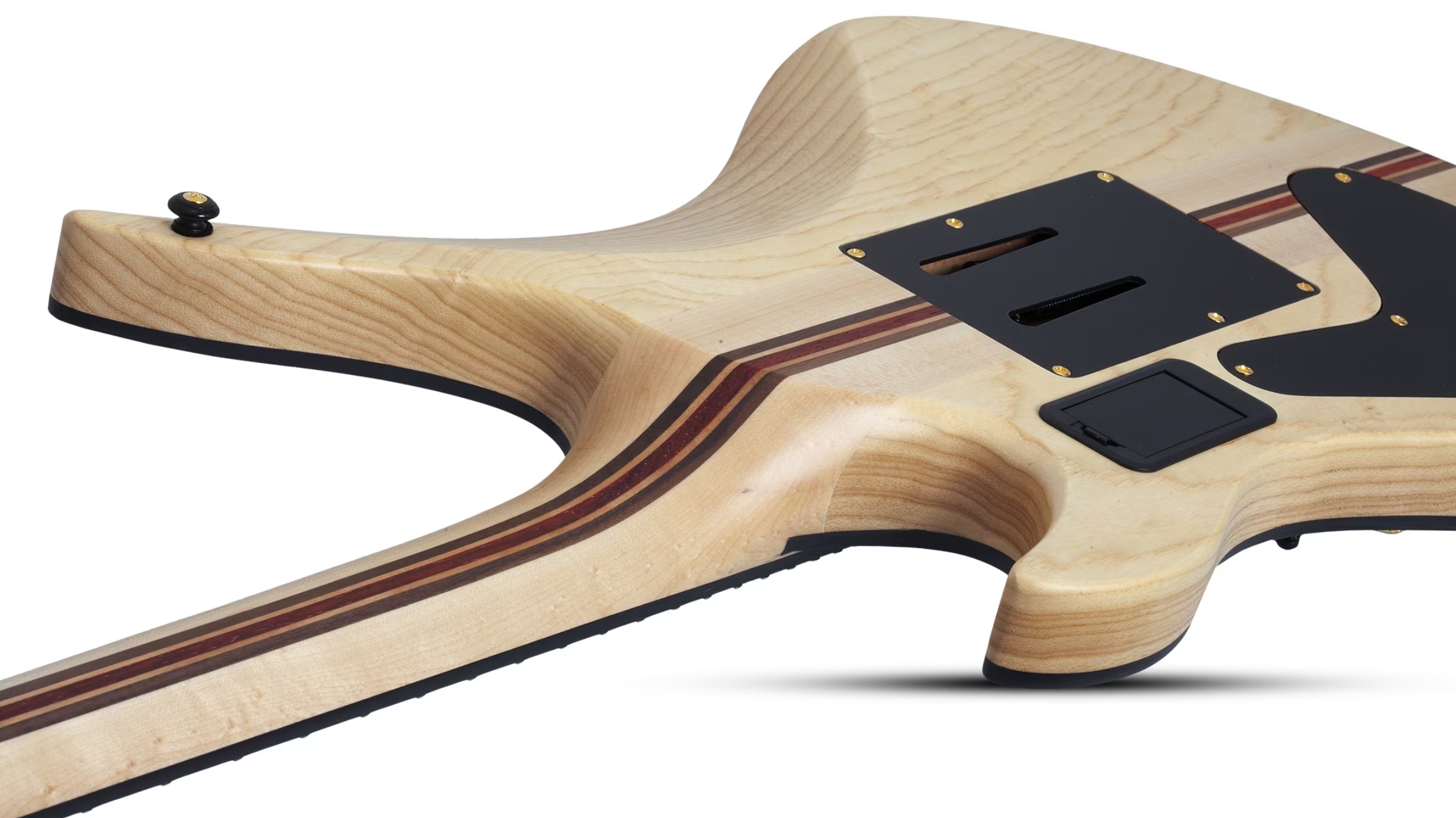 Schecter Avenger Fr-s 50th Ann. Lh Gaucher 2h Sustainiac Fr Eb - 50th Gold Burst - Metal electric guitar - Variation 7