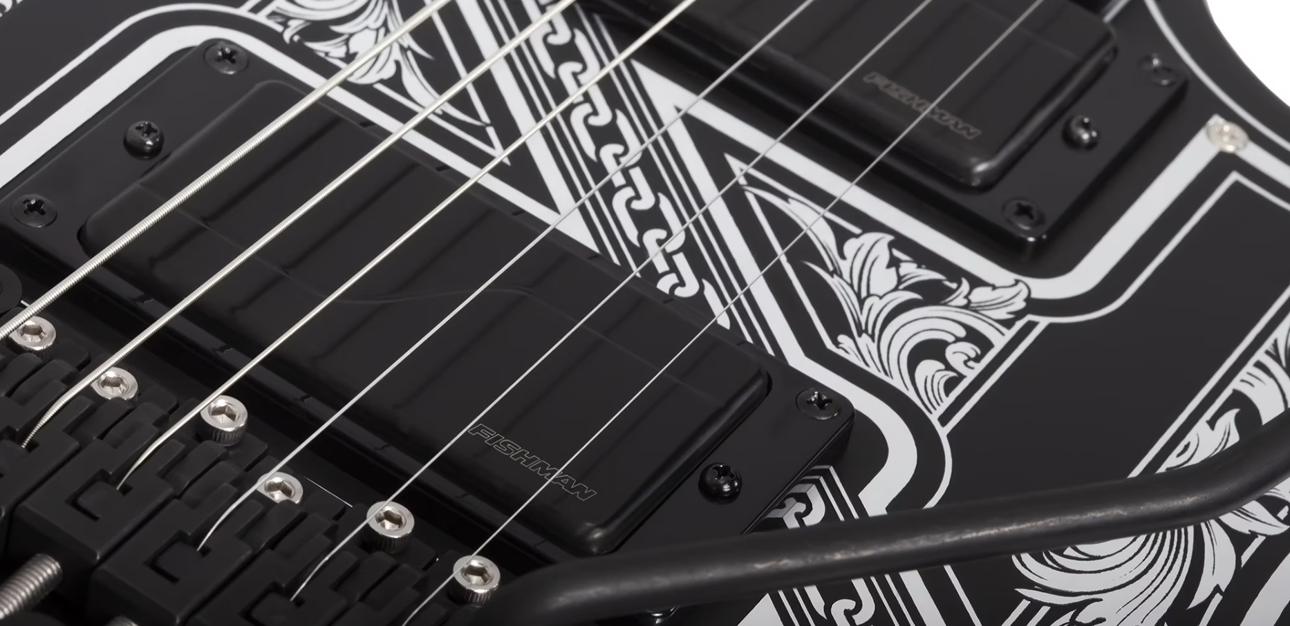 Schecter Avenger Pryzm Palladium 2h Fishman Fluence Modern Fr Eb - Gloss Black - 7 string electric guitar - Variation 4
