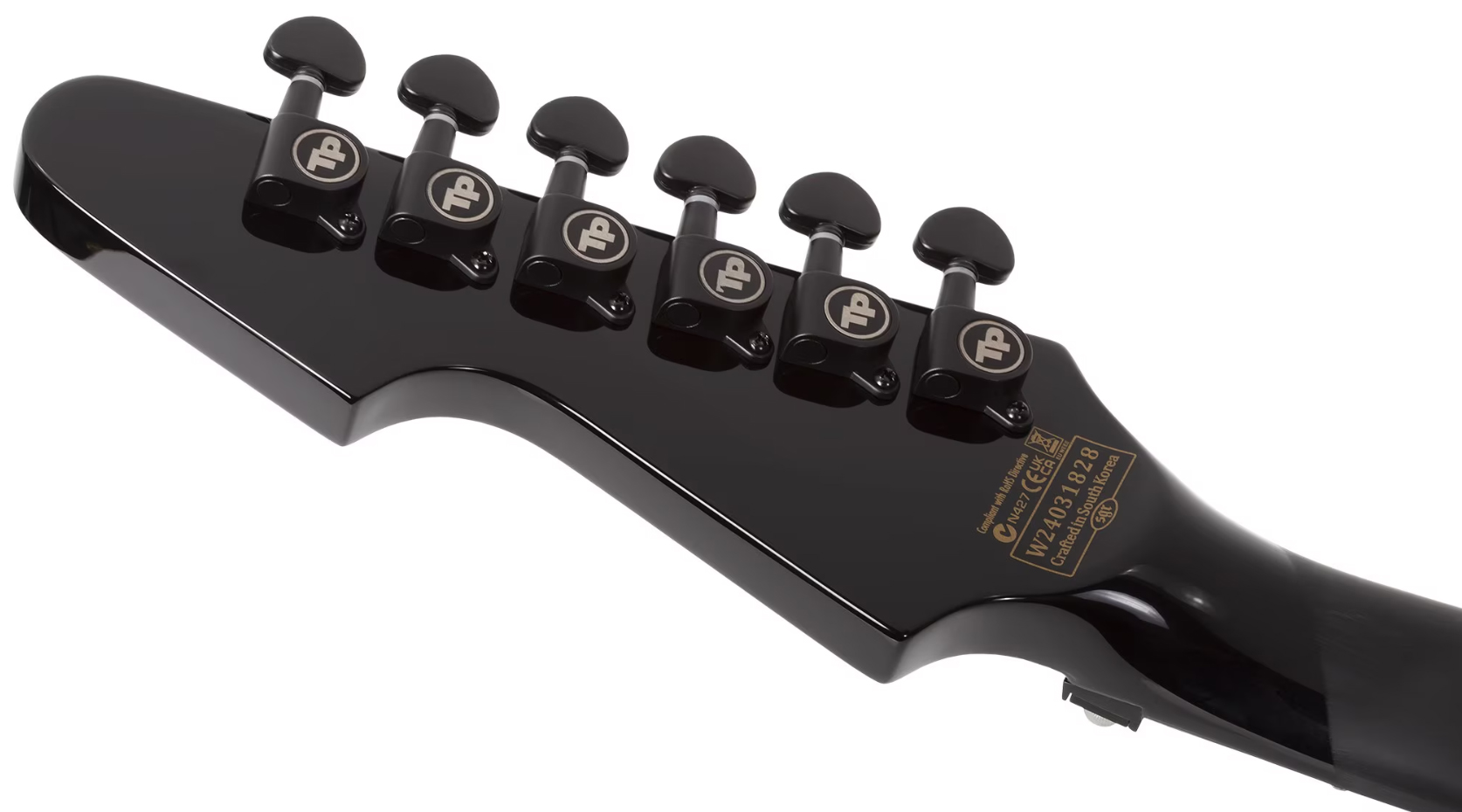 Schecter Avenger Pryzm Palladium 2h Fishman Fluence Modern Fr Eb - Gloss Black - 7 string electric guitar - Variation 6