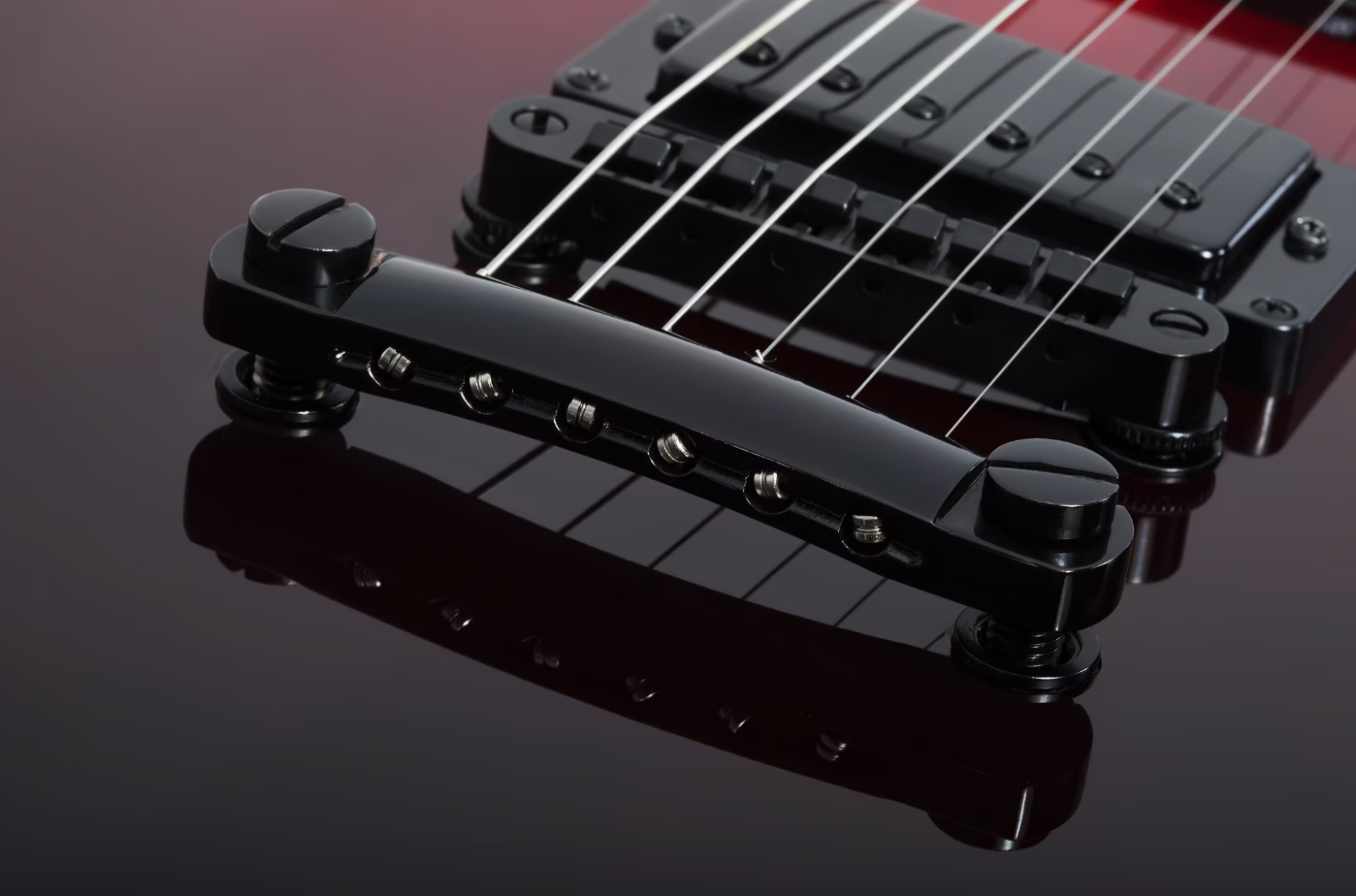 Schecter Avenger Standard 2h Ht Rw - Blood Burst - Metal electric guitar - Variation 5