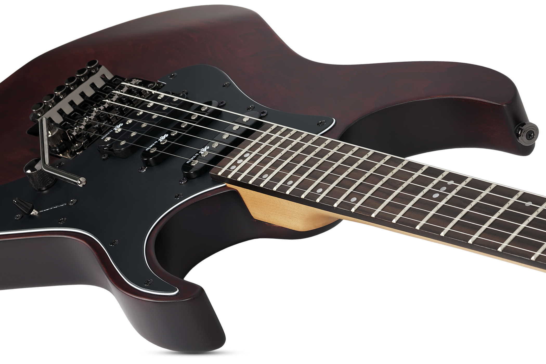 Schecter Banshee 6 Fr Sgr Hss Rw - Walnut Satin - Str shape electric guitar - Variation 4