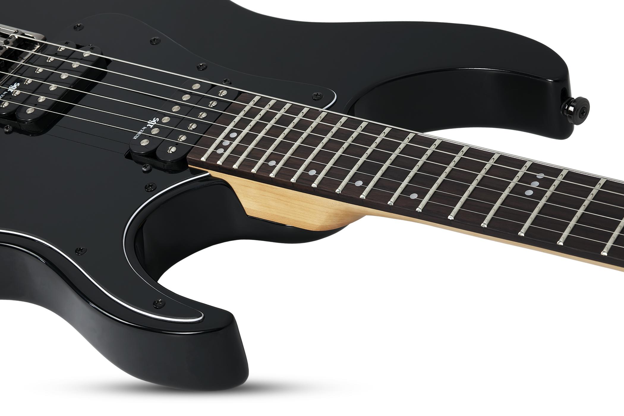 Schecter Banshee 6 Sgr 2h Ht Rw - Gloss Black - Str shape electric guitar - Variation 2
