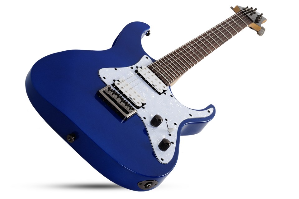 Schecter Banshee 6 Sgr 2h Ht Rw - Electric Blue - Str shape electric guitar - Variation 1