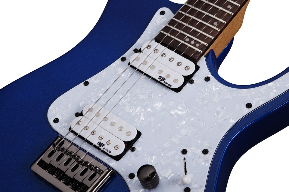 Schecter Banshee 6 Sgr 2h Ht Rw - Electric Blue - Str shape electric guitar - Variation 2
